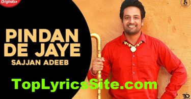 Pindan De Jaye Lyrics