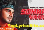 Sohna Yaar Lyrics