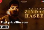 Zindagi Haseen Lyrics