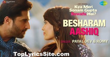 Besharam Aashiq Lyrics