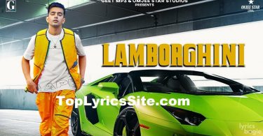 Lamborghini Lyrics